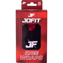 Jofit Knee Wraps Siyah - Kırmızı